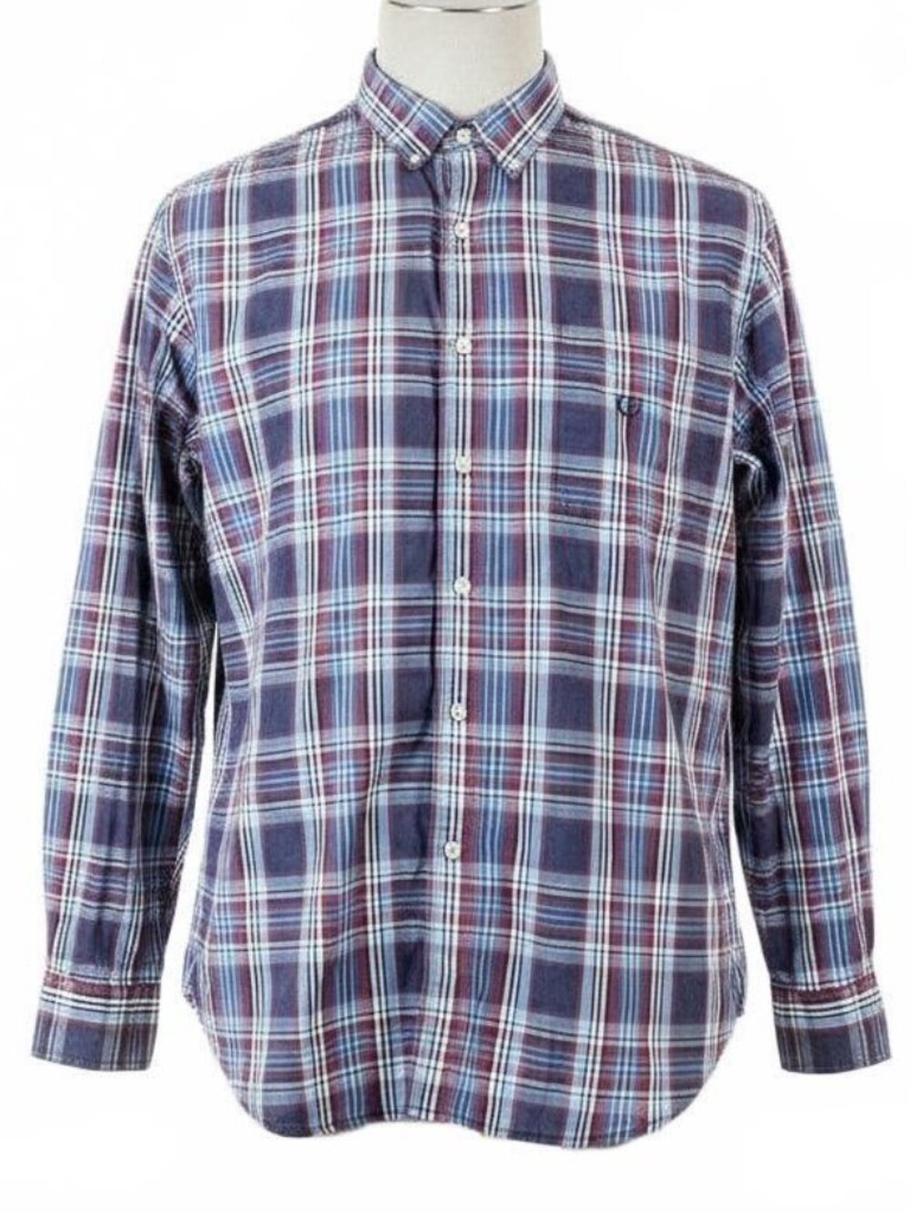 Chaps Men's Classic Fit Plaid Button-Down Shirt, Size 2XB